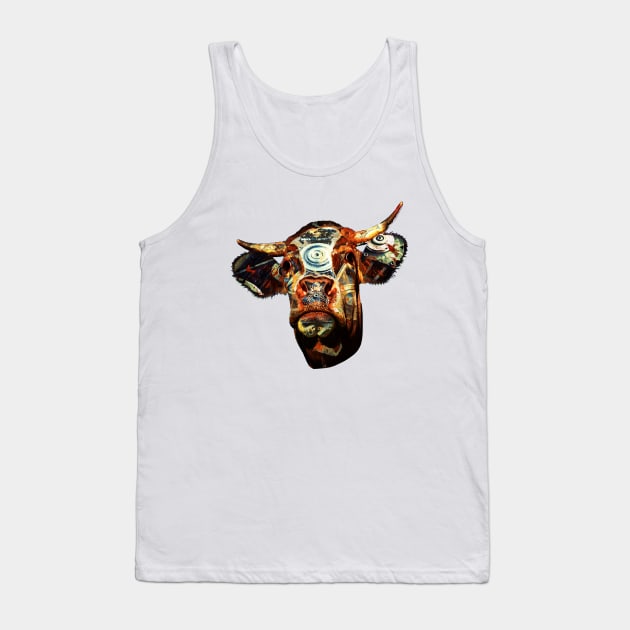 Cow Tank Top by valentinahramov